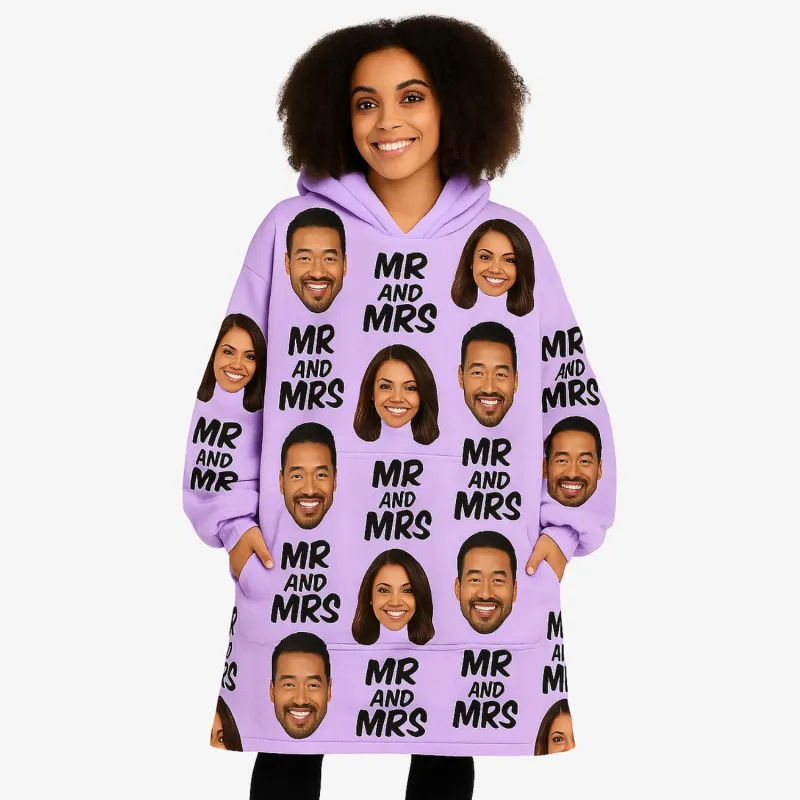 Mr & Mrs Hoodie Blanket sold by Super Socks