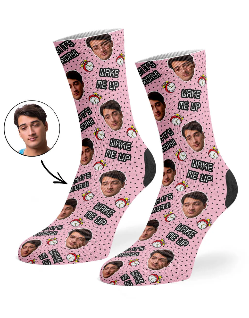 Wake Me Up When It's Friday Socks sold by Super Socks product image thumbnail 2