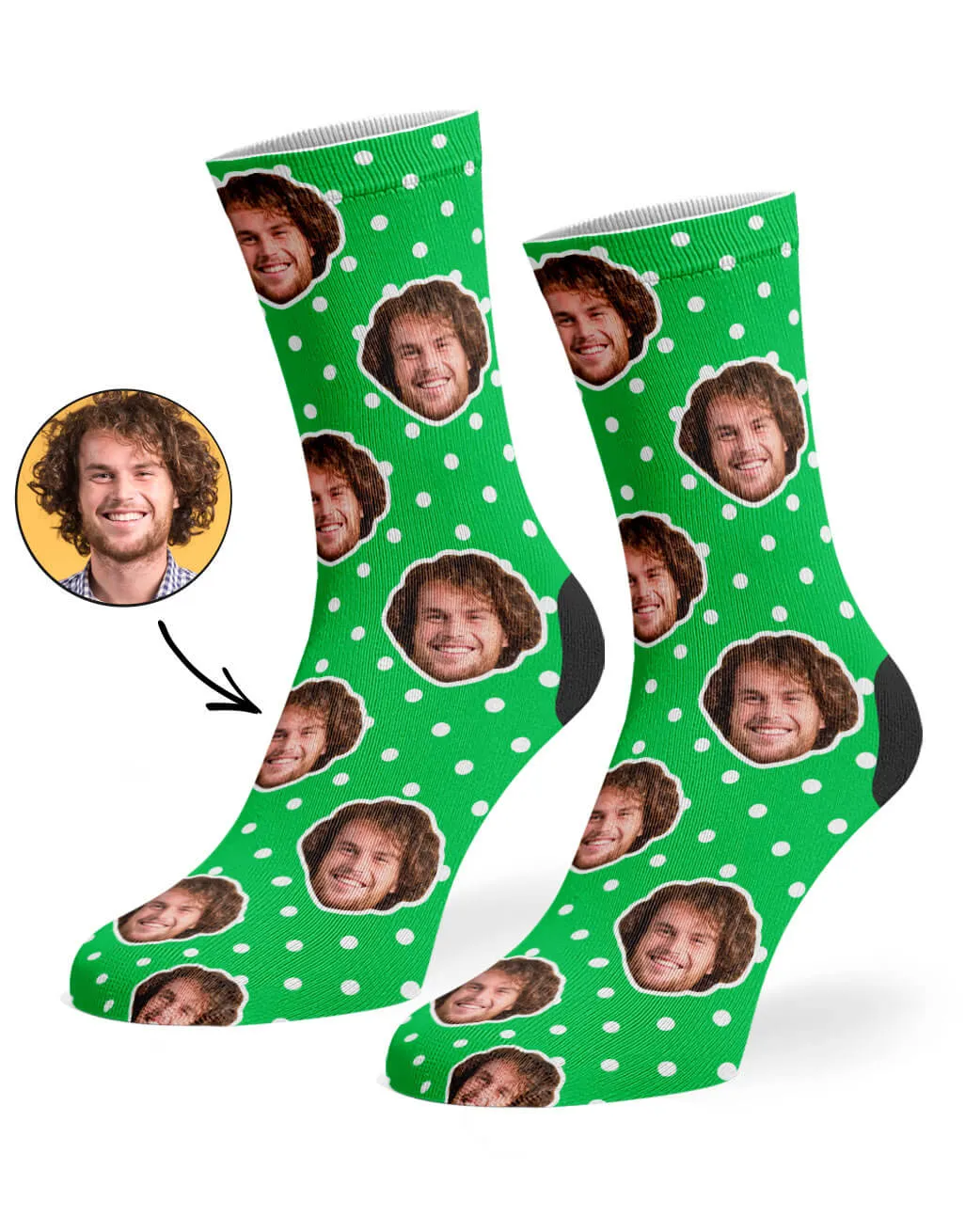 Spotty Face Socks sold by Super Socks product image thumbnail 4