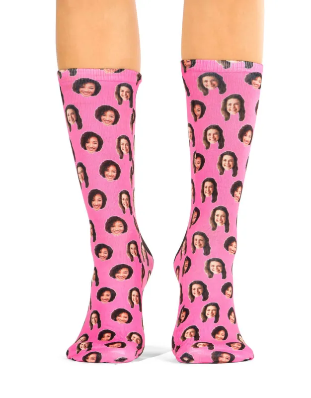Best Friend Face Pattern Socks sold by Super Socks