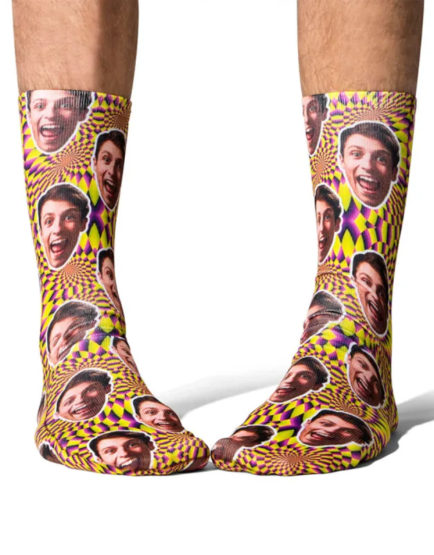 Trippy Face Socks sold by Super Socks