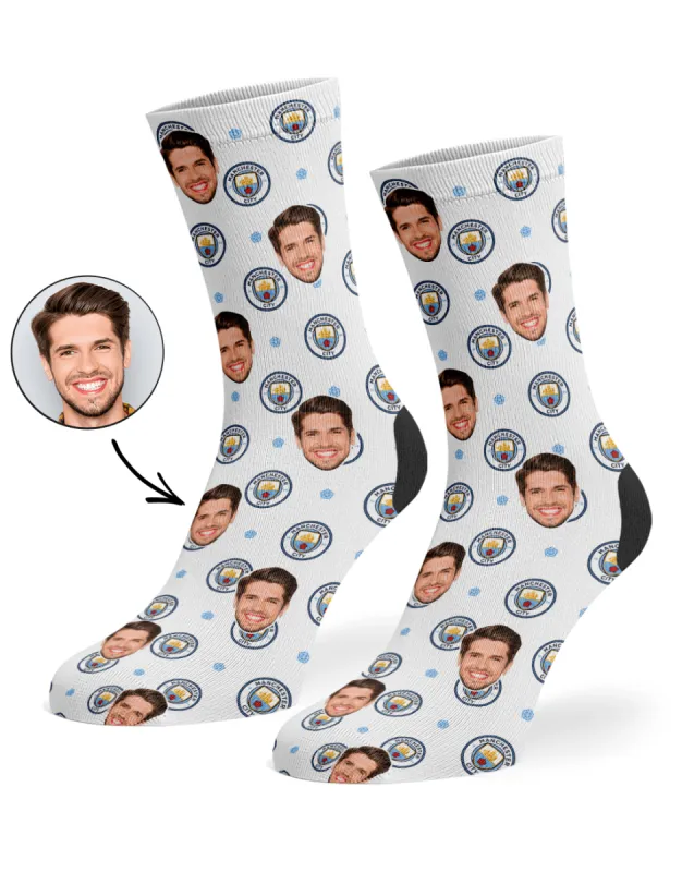 Man City Crest Socks sold by Super Socks