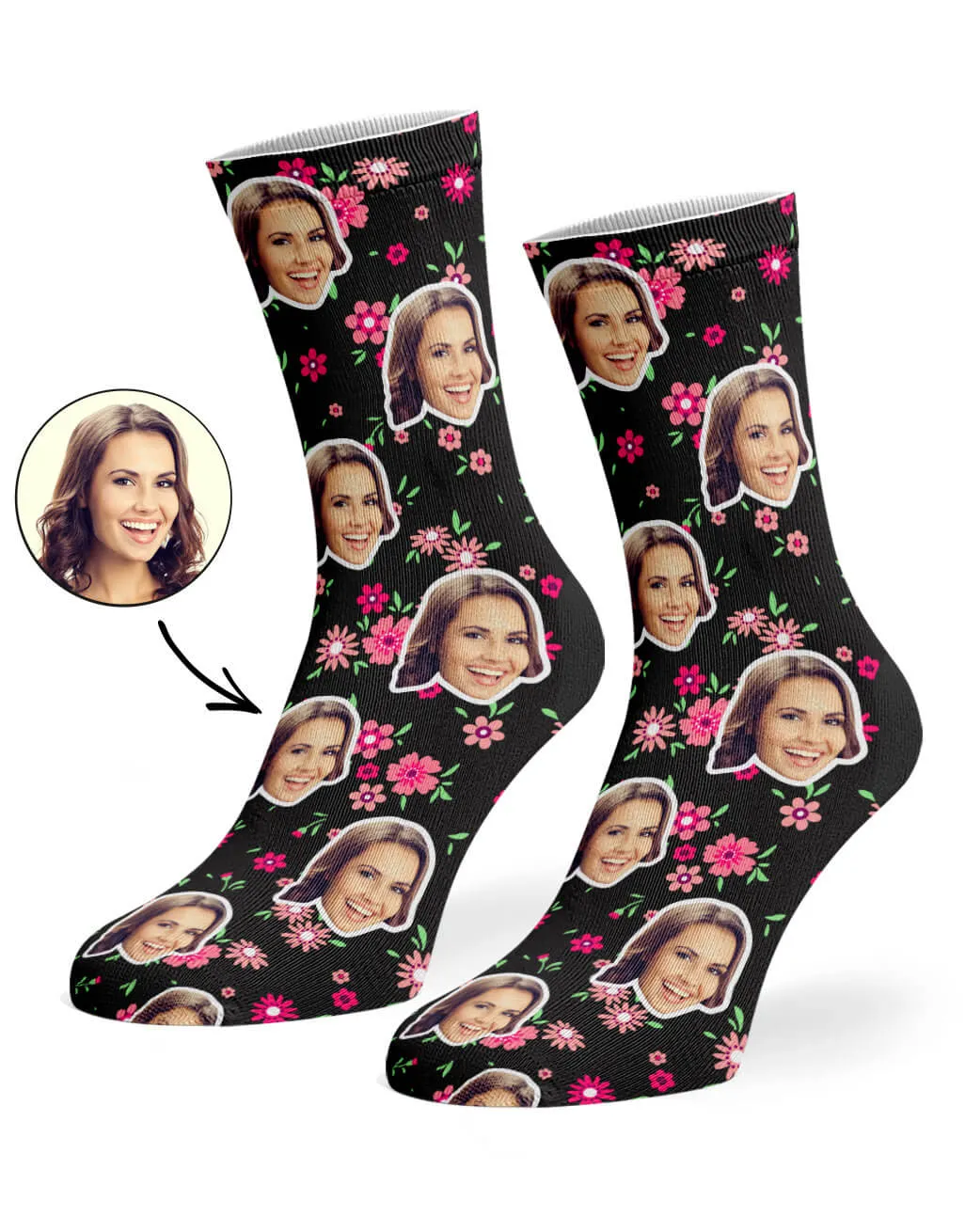 Flower Socks sold by Super Socks product image thumbnail 2