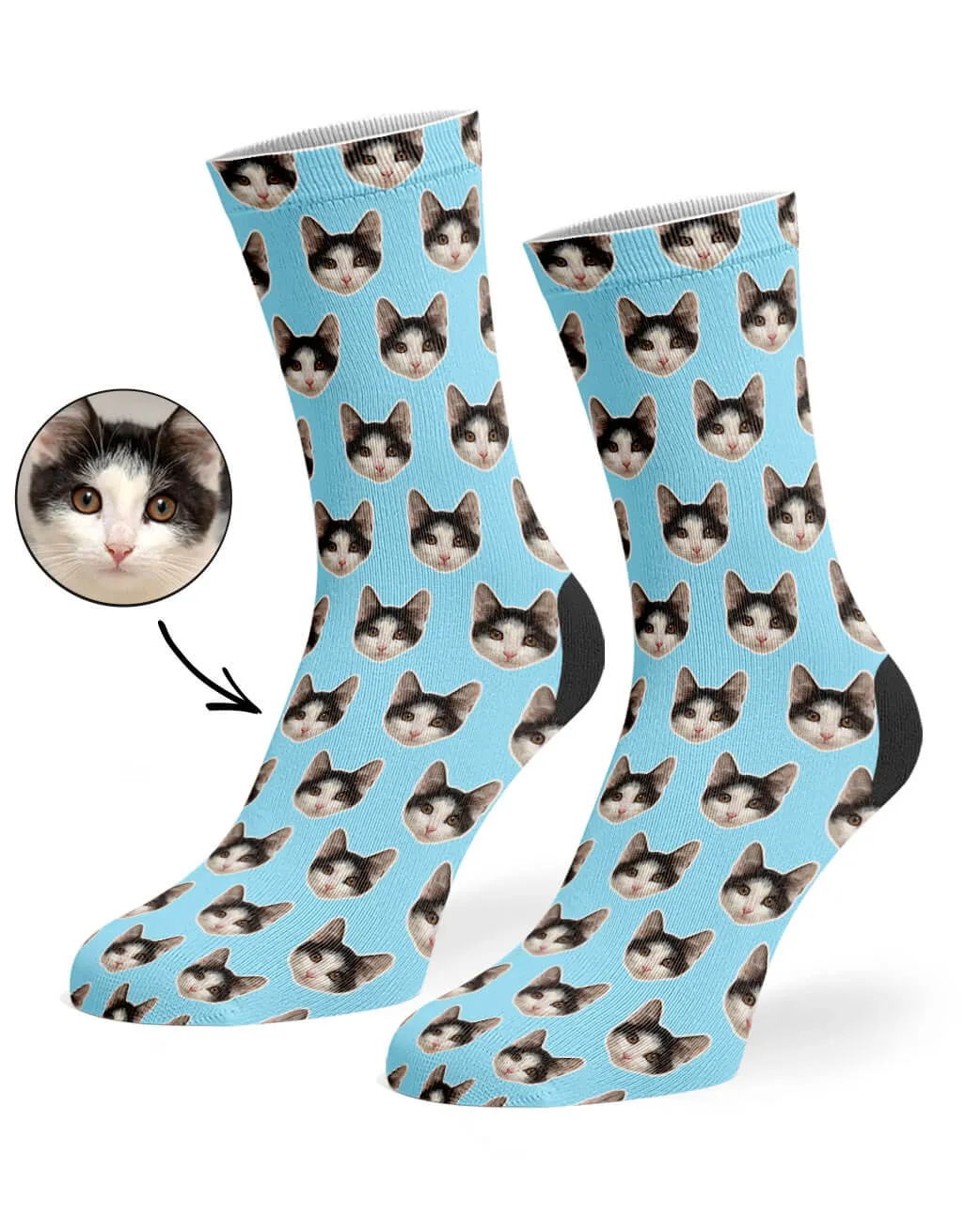 Cat Pattern Socks sold by Super Socks product image thumbnail 3