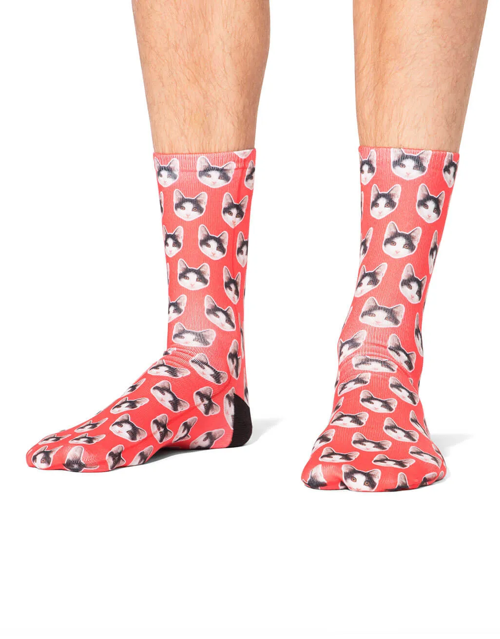 Cat Pattern Socks sold by Super Socks