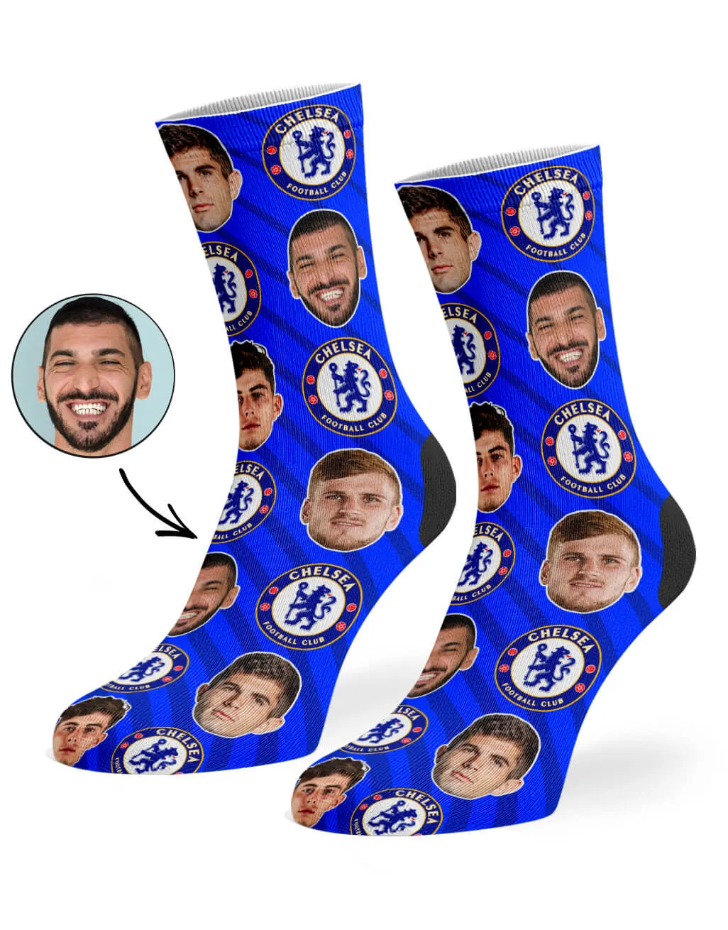 Chelsea Player Socks sold by Super Socks product image thumbnail 2