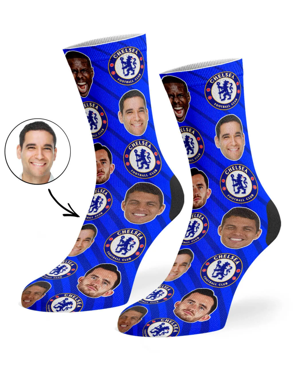 Chelsea Player Socks sold by Super Socks product image thumbnail 3
