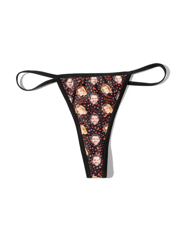 Valentines Face Thong sold by Super Socks