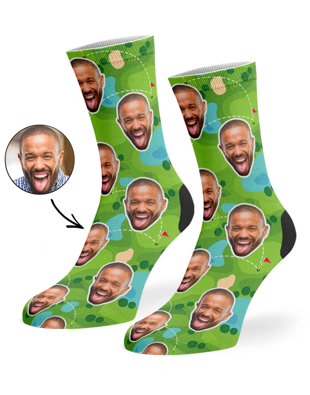 Golf Course Socks sold by Super Socks product image thumbnail 2