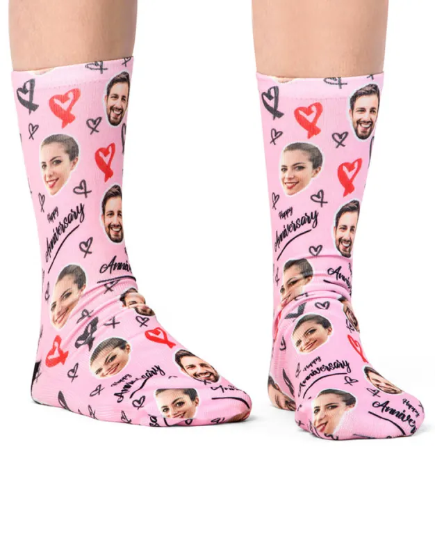 Happy Anniversary Socks sold by Super Socks