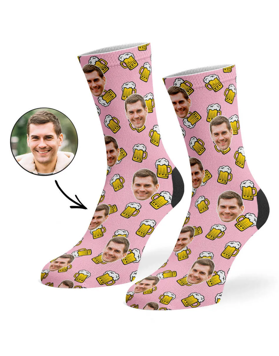 Beer Face Socks sold by Super Socks product image thumbnail 4