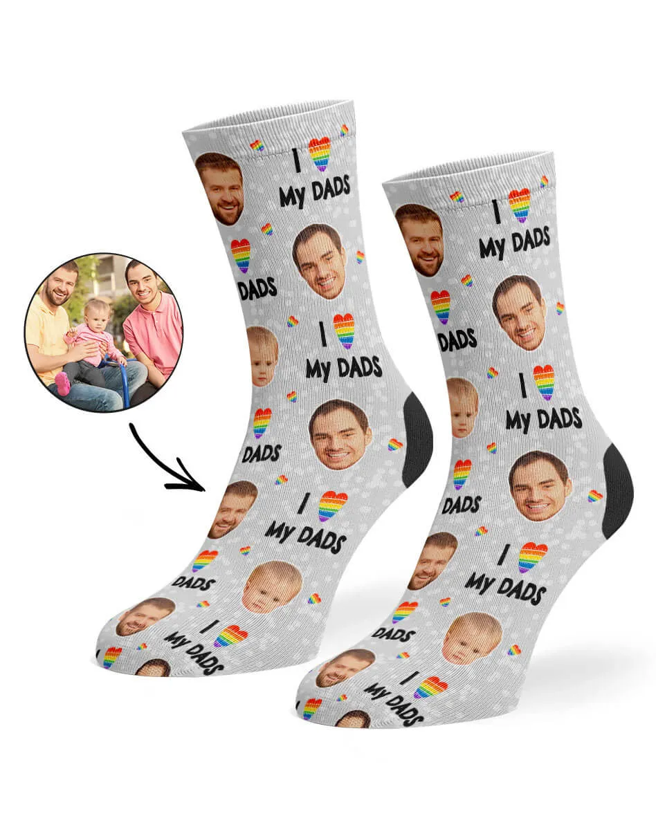 I Love My Dads Socks sold by Super Socks product image thumbnail 5