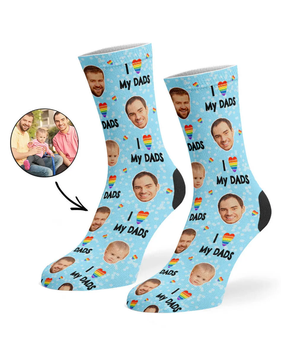 I Love My Dads Socks sold by Super Socks product image thumbnail 3