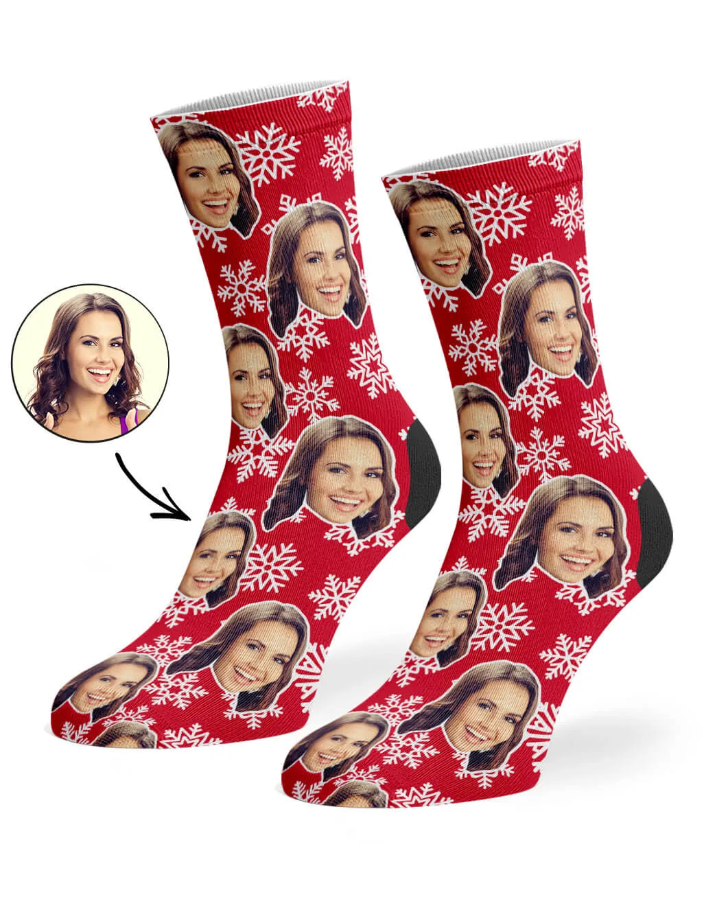 Christmas Snowflake Socks sold by Super Socks product image thumbnail 5