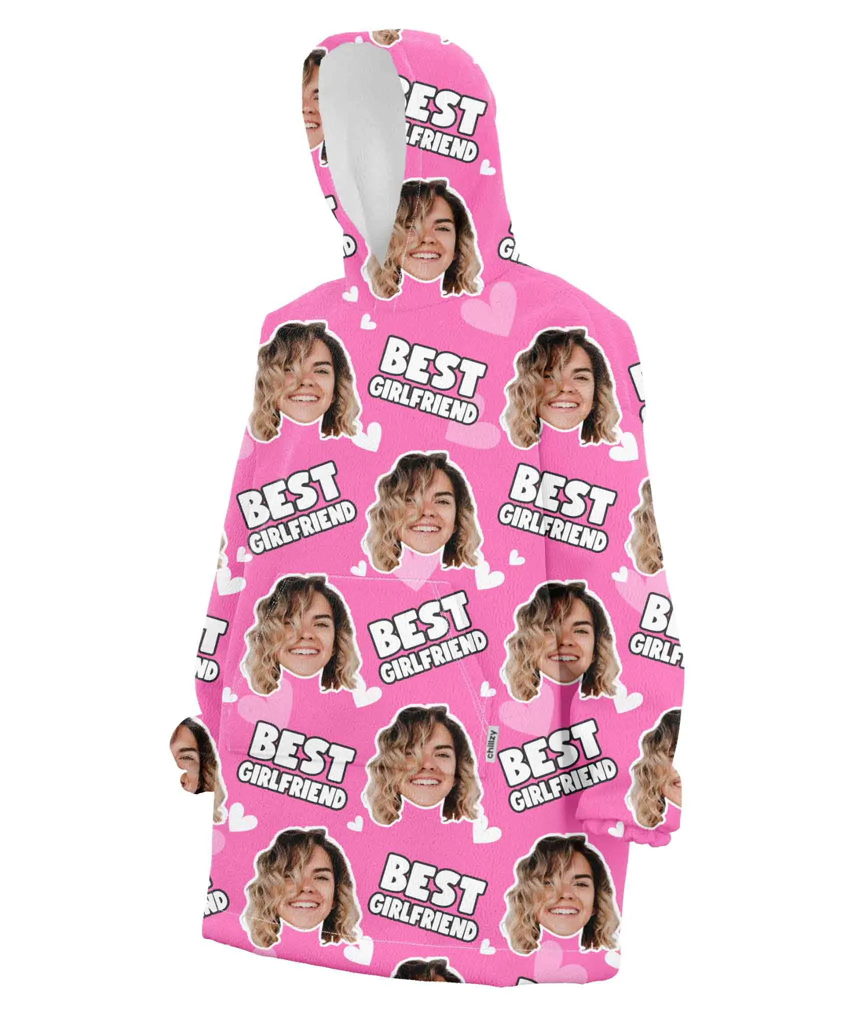 Best Girlfriend Hoodie Blanket sold by Super Socks product image thumbnail 5