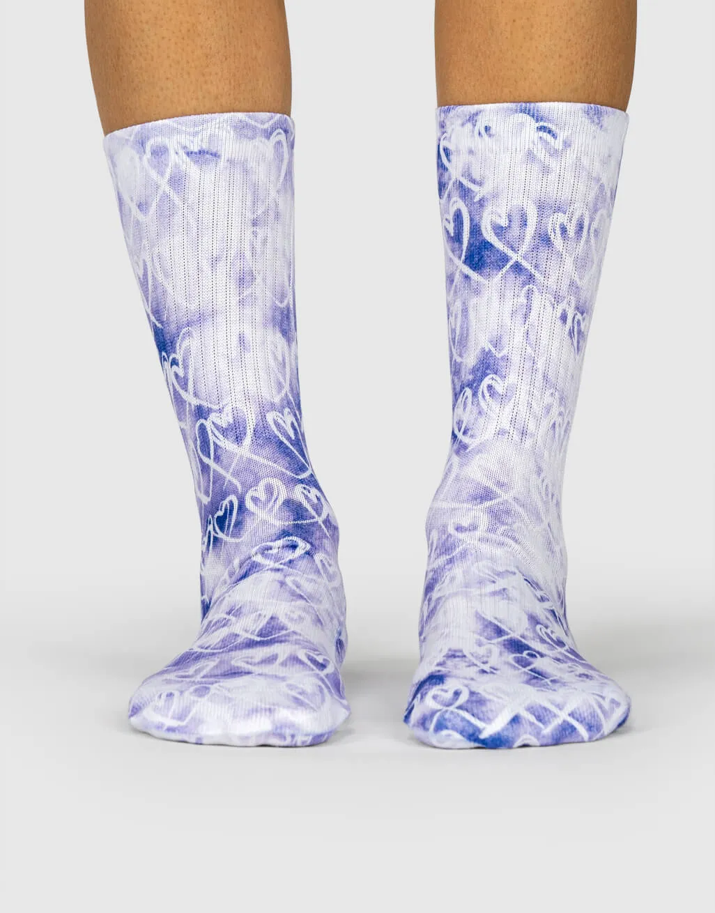 Tie Dye Heart Socks sold by Super Socks product image thumbnail 3