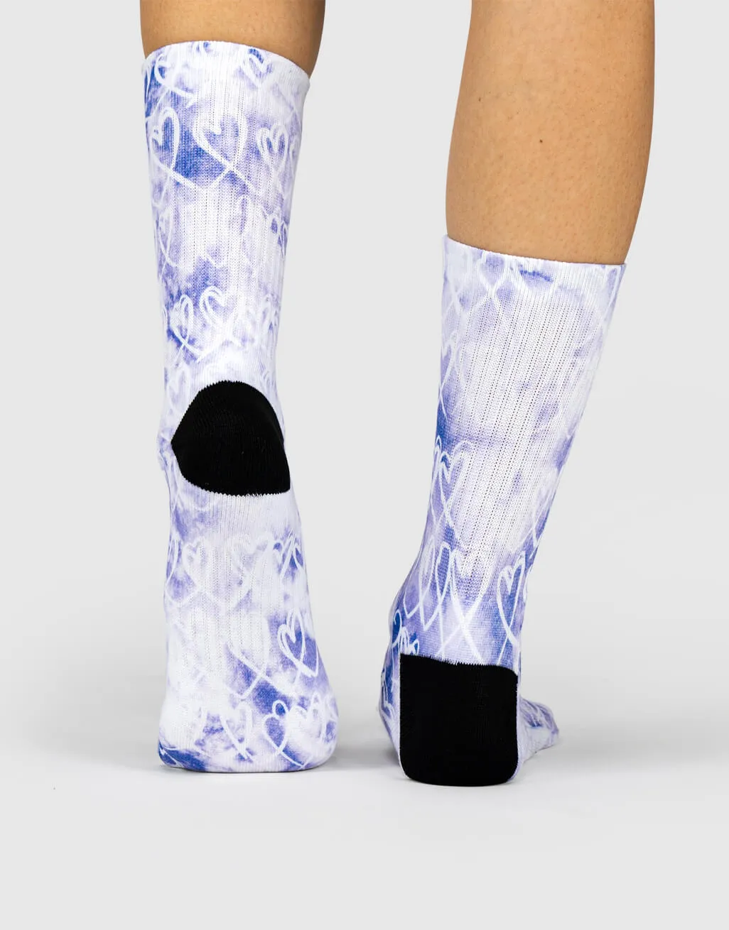 Tie Dye Heart Socks sold by Super Socks product image thumbnail 4