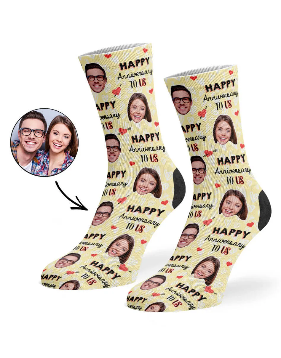 Happy Anniversary To Us Socks sold by Super Socks product image thumbnail 5