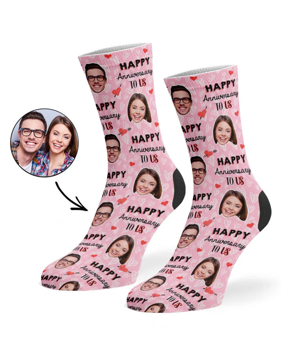 Happy Anniversary To Us Socks sold by Super Socks product image thumbnail 3