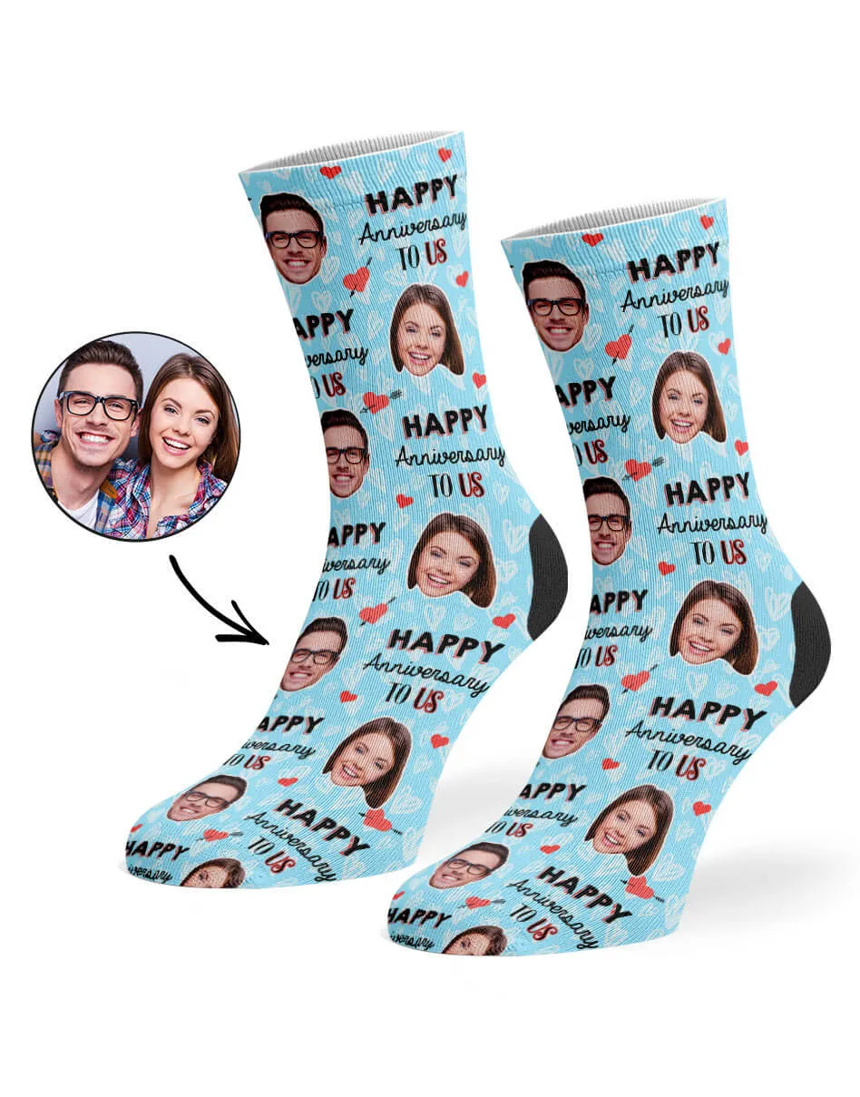 Happy Anniversary To Us Socks sold by Super Socks product image thumbnail 4