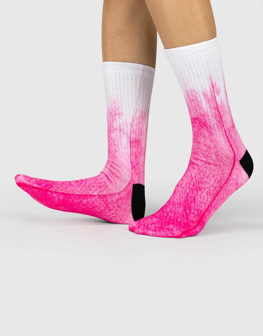 Pink Half Dye Socks sold by Super Socks product image thumbnail 2