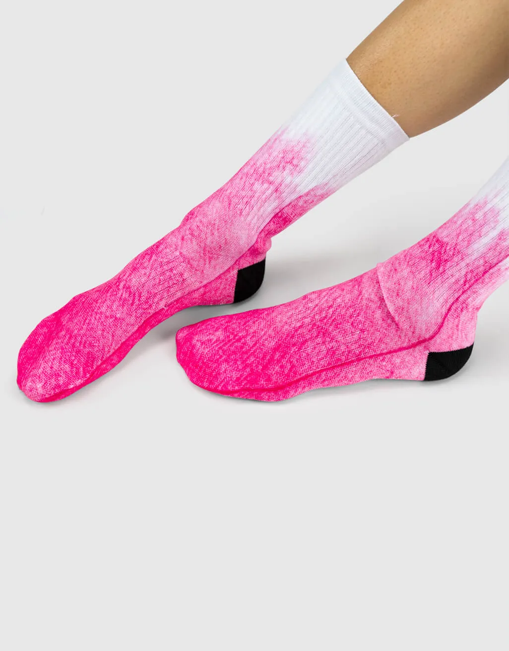 Pink Half Dye Socks sold by Super Socks product image thumbnail 4