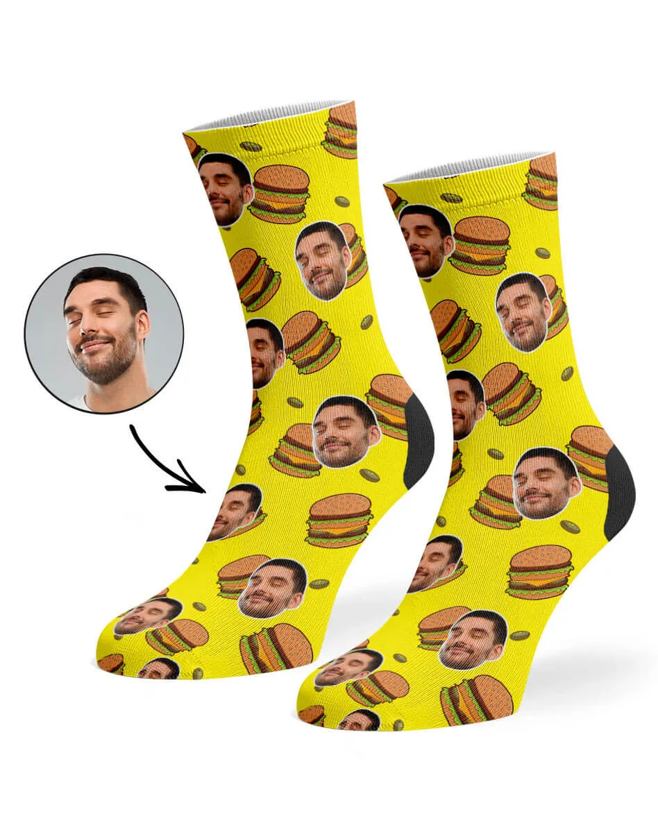 Mmmm Burger Socks sold by Super Socks product image thumbnail 5