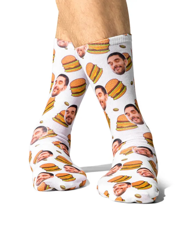 Mmmm Burger Socks sold by Super Socks