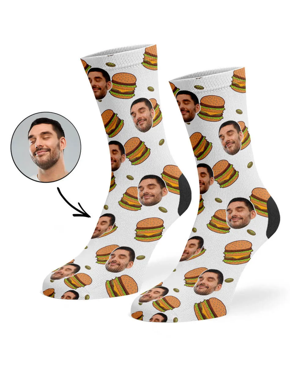 Mmmm Burger Socks sold by Super Socks product image thumbnail 2