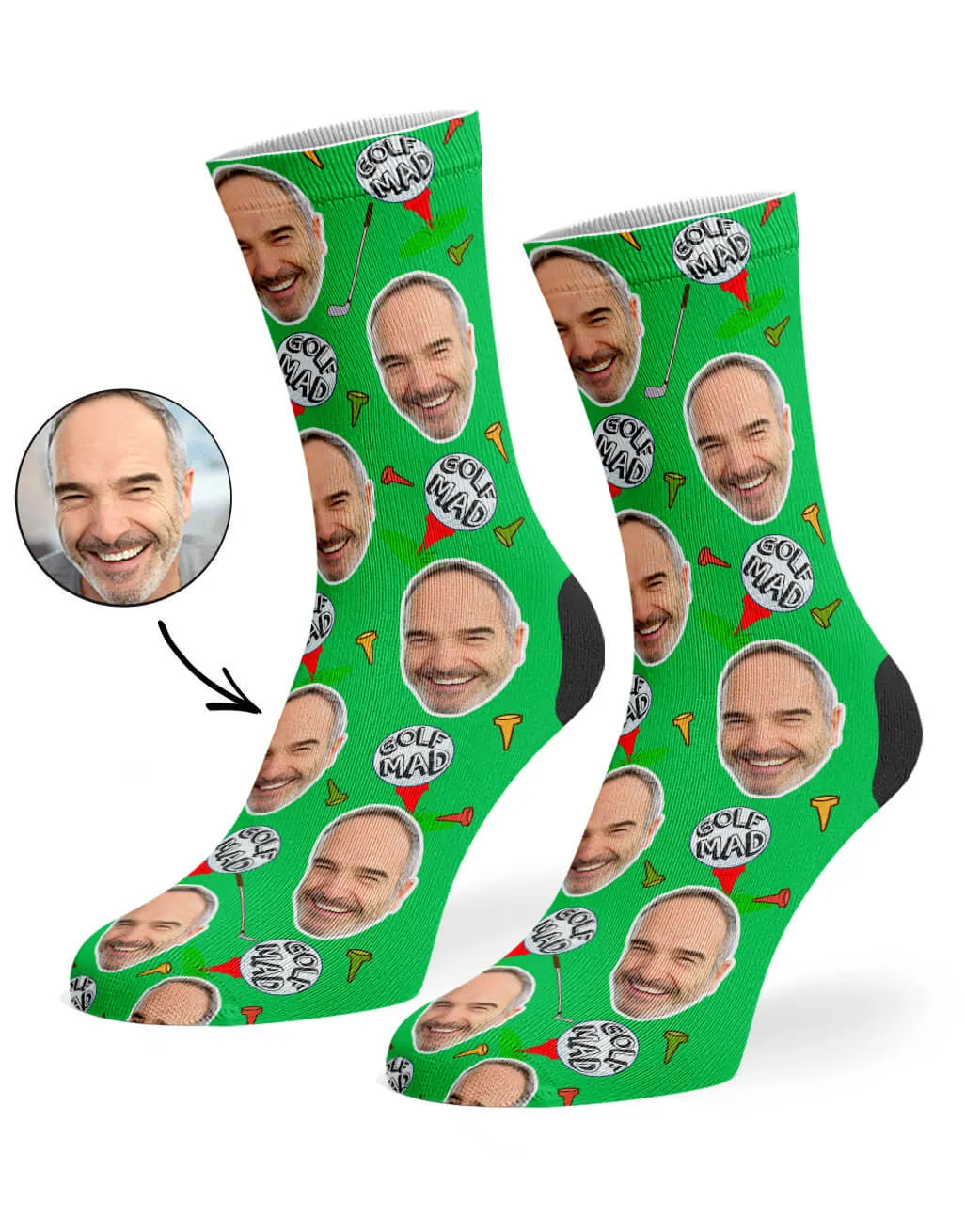 Golf Mad Socks sold by Super Socks