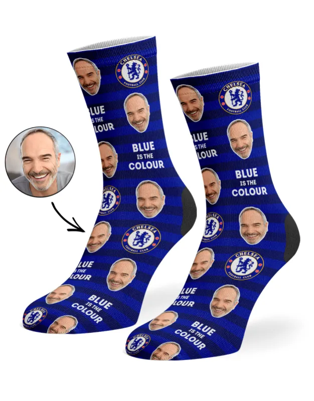 Blue is the Colour Socks sold by Super Socks
