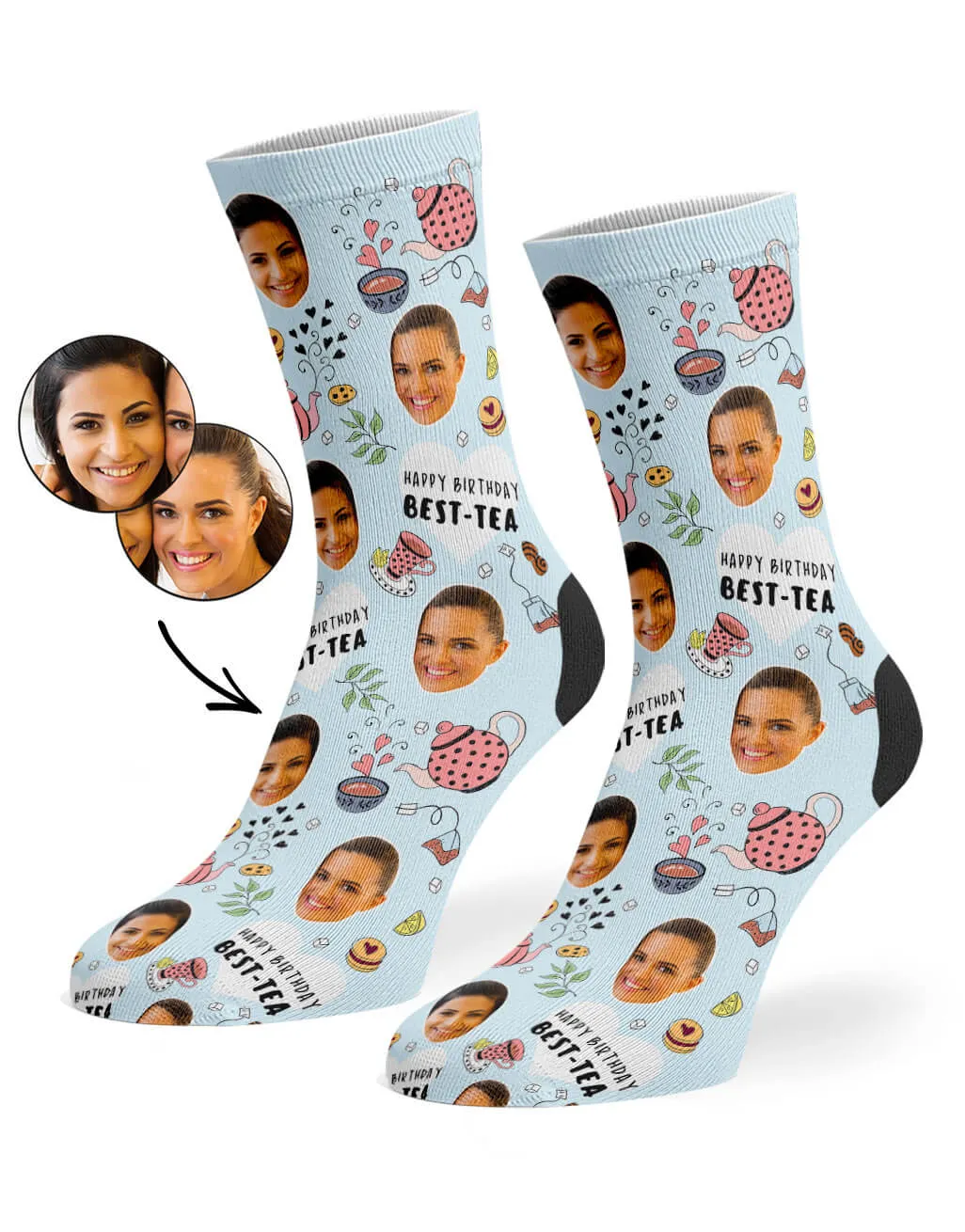 Happy Birthday Best-Tea Socks sold by Super Socks product image thumbnail 2