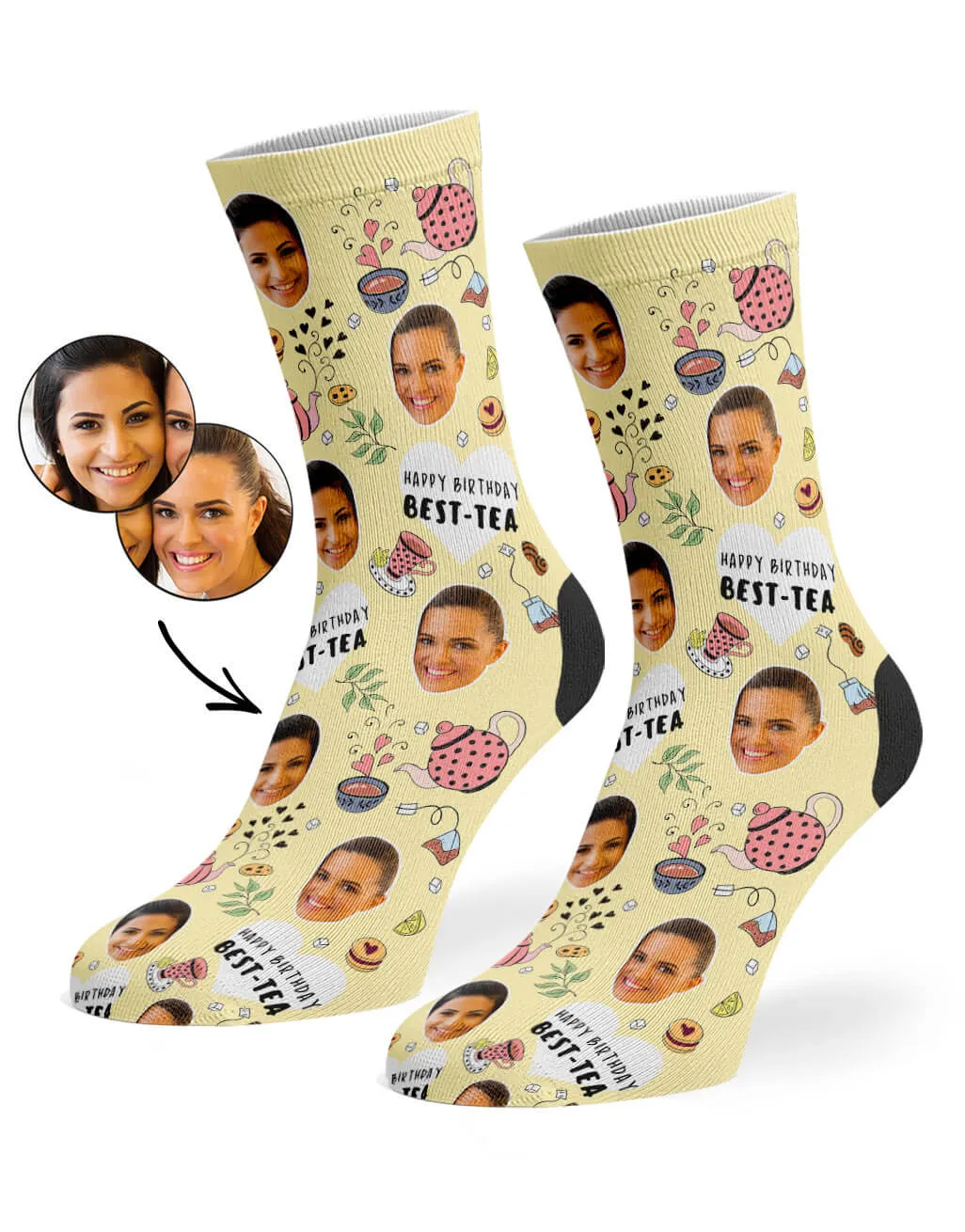Happy Birthday Best-Tea Socks sold by Super Socks product image thumbnail 3