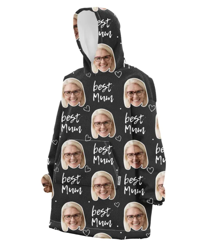 Best Mum Hoodie Blanket sold by Super Socks