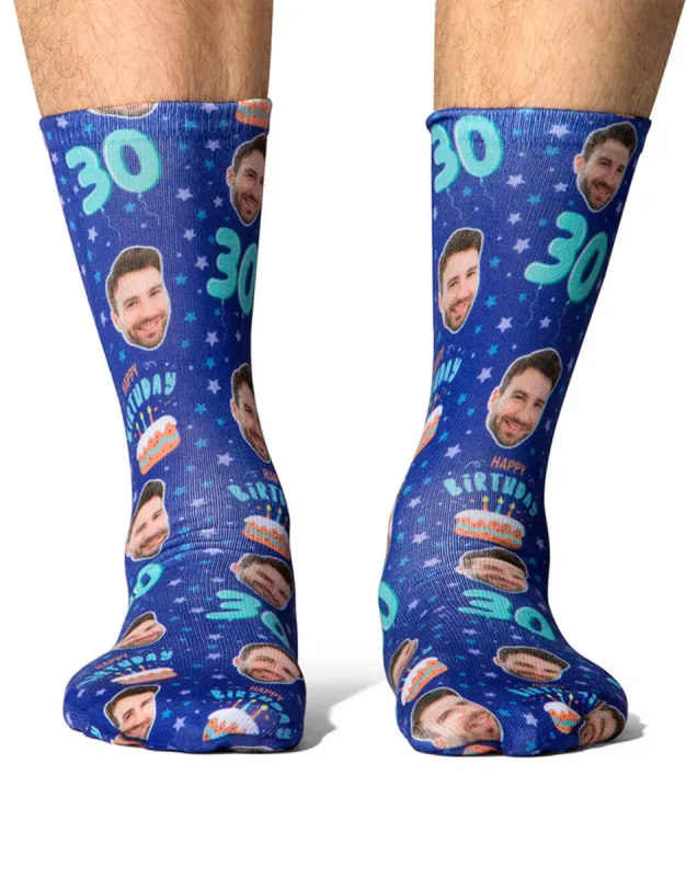Happy 30th Birthday Socks sold by Super Socks