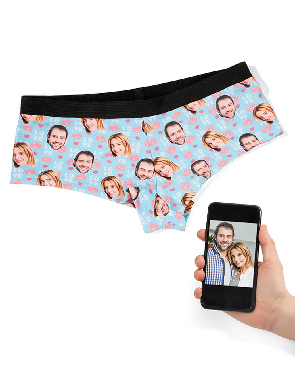 Love Lips Knickers sold by Super Socks product image thumbnail 3