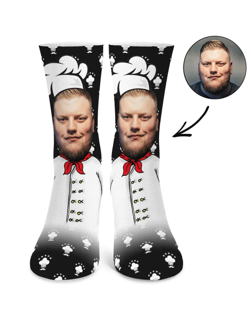 Chef Me Socks sold by Super Socks product image thumbnail 2