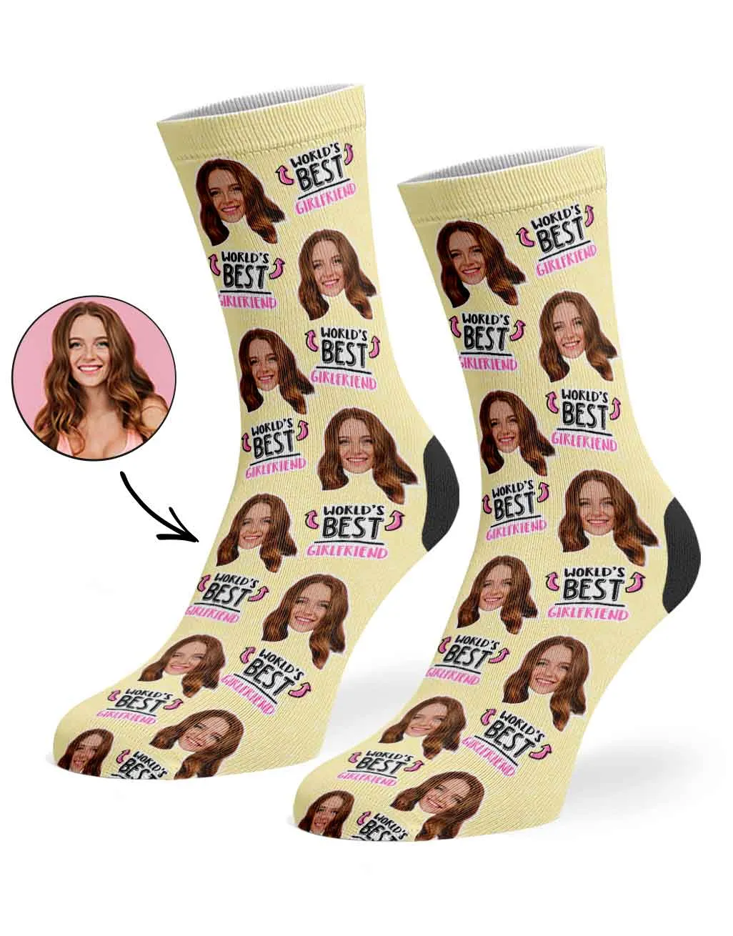 World's Best Girlfriend Socks sold by Super Socks product image thumbnail 5