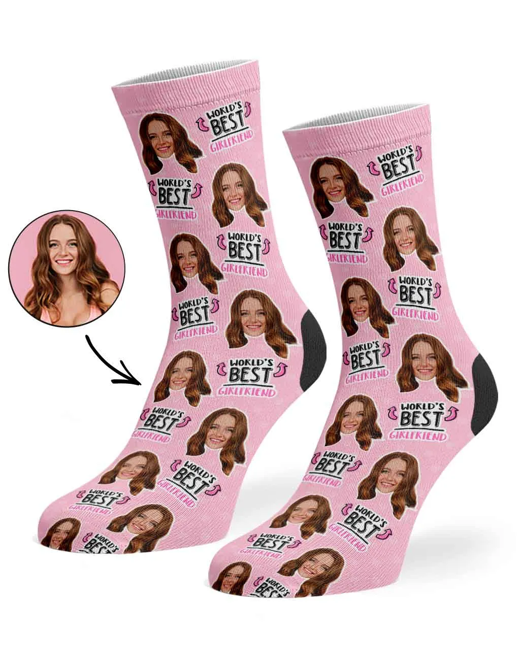 World's Best Girlfriend Socks sold by Super Socks product image thumbnail 2