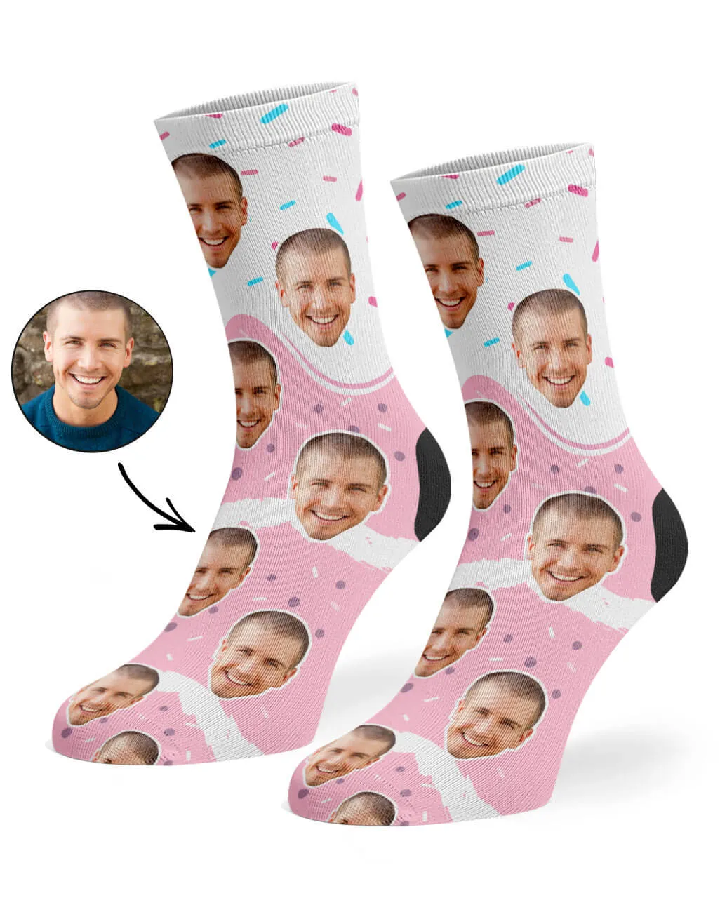 Birthday Cake Socks sold by Super Socks product image thumbnail 5