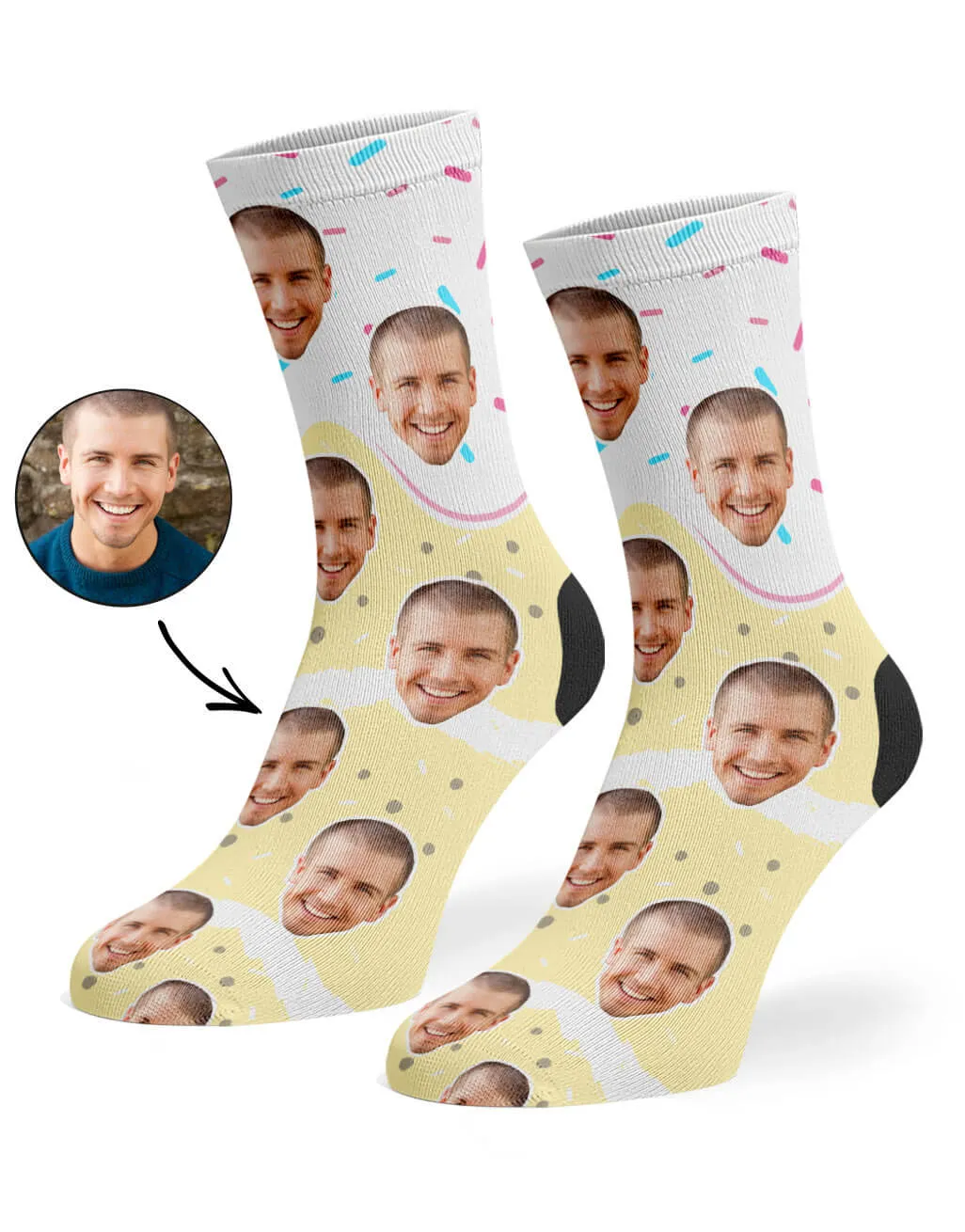 Birthday Cake Socks sold by Super Socks product image thumbnail 3