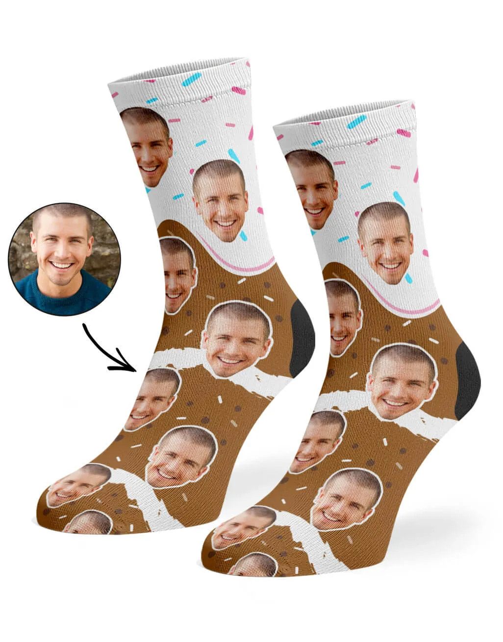 Birthday Cake Socks sold by Super Socks product image thumbnail 4