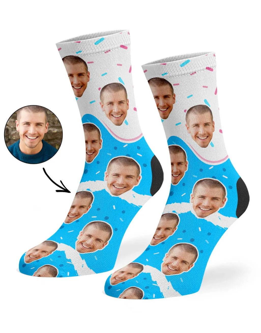 Birthday Cake Socks sold by Super Socks product image thumbnail 2