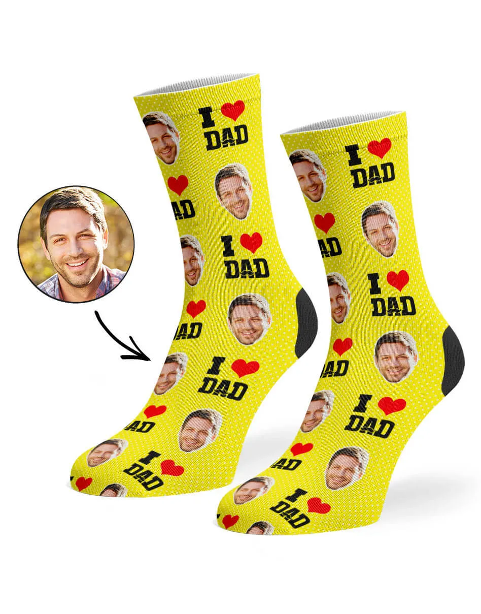 I Love Dad Socks sold by Super Socks product image thumbnail 2
