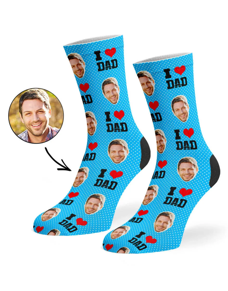 I Love Dad Socks sold by Super Socks product image thumbnail 5