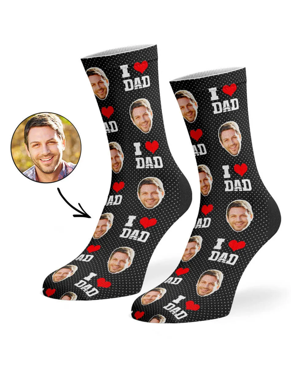 I Love Dad Socks sold by Super Socks product image thumbnail 4