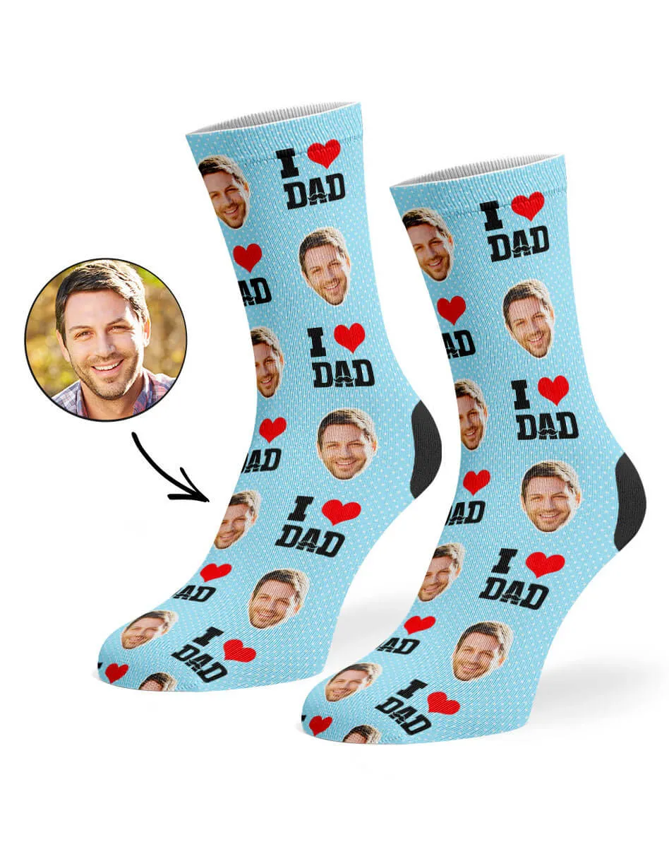 I Love Dad Socks sold by Super Socks product image thumbnail 3