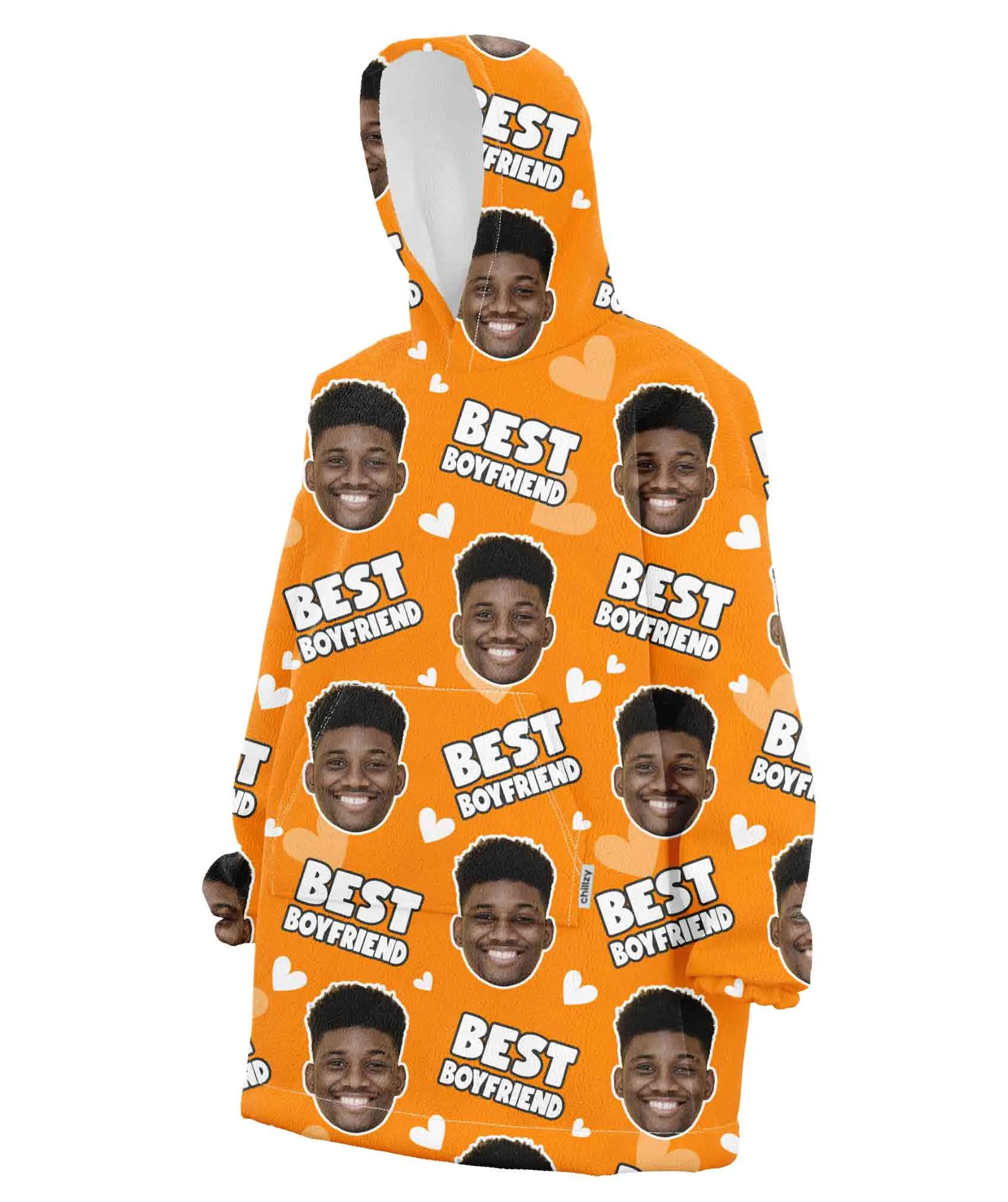 Best Boyfriend Hoodie Blanket sold by Super Socks product image thumbnail 4