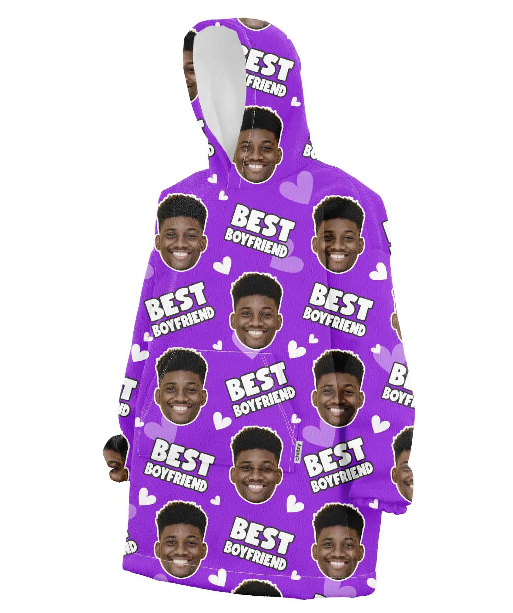 Best Boyfriend Hoodie Blanket sold by Super Socks product image thumbnail 5