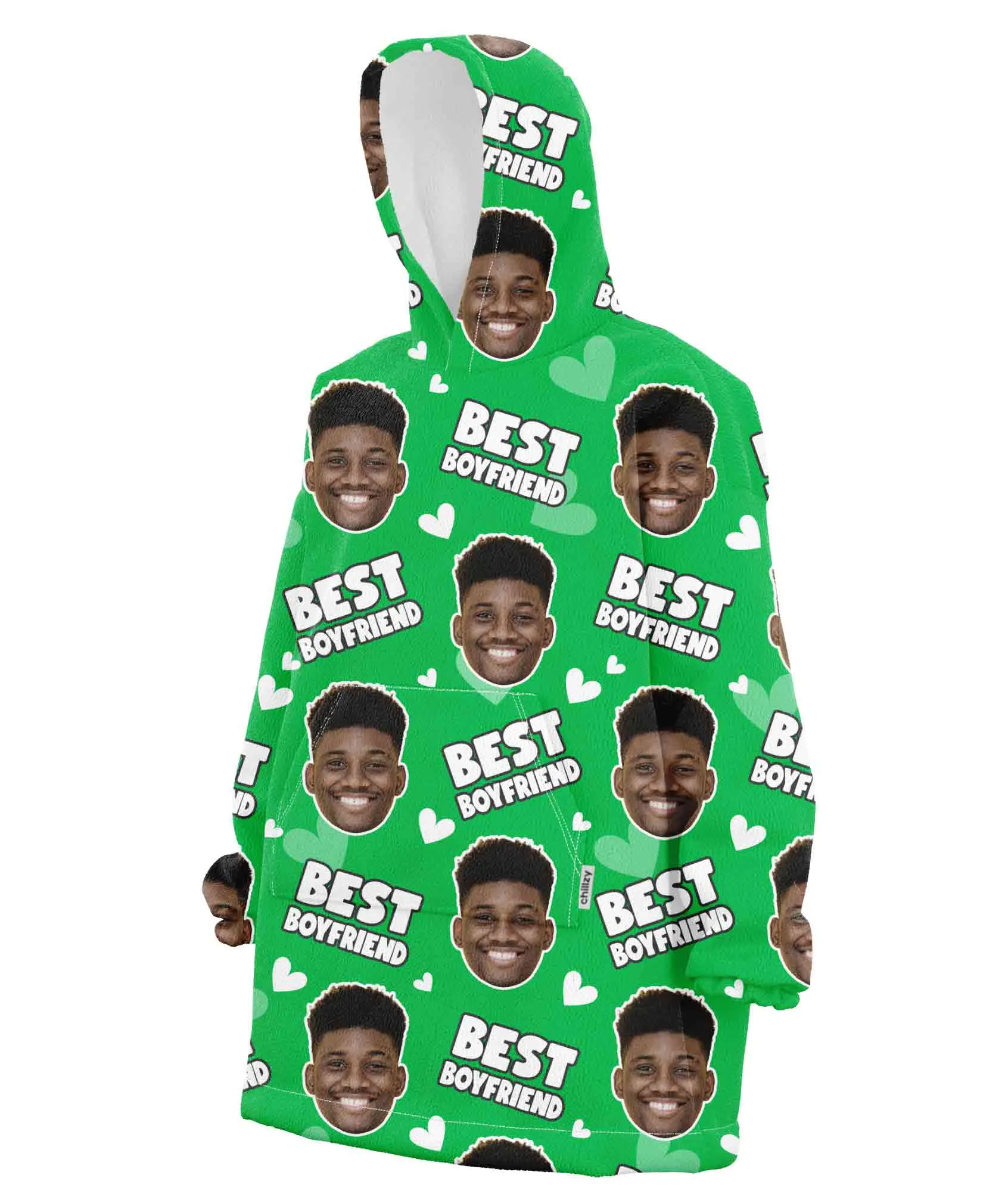 Best Boyfriend Hoodie Blanket sold by Super Socks product image thumbnail 2